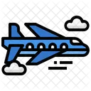 Flug Flugzeug Luftfracht Symbol