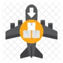 Frachtflugzeug  Symbol