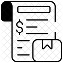 Frachtrechnung  Symbol