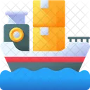 Frachtschiff  Symbol