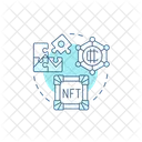 Nft Digital Fractionalize Icon