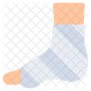 Foot Injury Foot Plaster Fractured Ankle Icon