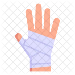 Fractured Hand  Icon