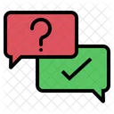 Frage Antwort FAQ Symbol