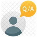 Fragen Und Antworten FAQ Kommentare Symbol