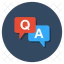 Fragen Und Antworten FAQ Kommentare Symbol
