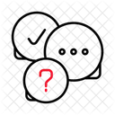 Qa Frage Gesprach Symbol