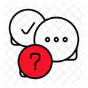 Qa Frage Gesprach Symbol