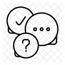 Qa Frage Gesprach Symbol