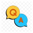 Qa Frage Antwort Symbol