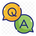 QA Fragen Antworten Symbol