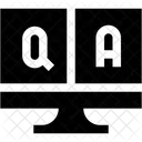 Qualitatskontrolle Computer Online Symbol