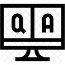 Qualitatskontrolle Computer Online Symbol