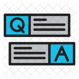 Frage und Antwort  Symbol