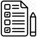 Fragebogen Formular Prufung Symbol