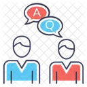 Fragen Und Antworten FAQ Kommentare Symbol