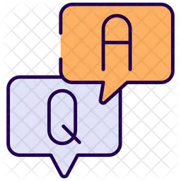 Fragen und Antworten  Symbol