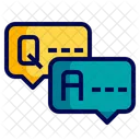 Iqa Fragen Und Antworten FAQ Symbol