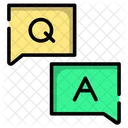 Antwort Frage FAQ Symbol