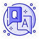 Fragen und Antworten  Symbol