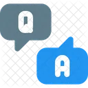 Fragen und Antworten  Symbol