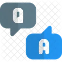 Fragen und Antworten  Symbol