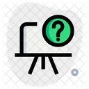 Fragen-Whiteboard  Symbol