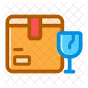 Fragile Shipping Delivery Icon