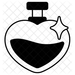 Fragrance Heart Bottle  Icon