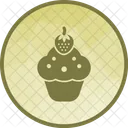 Fraise Cupcake Sucre Icon