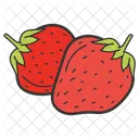 Fraise Fruits Nourriture Saine Icon