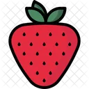 Fraise Fruits Amour Icon