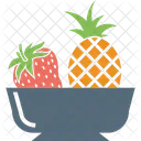 Ananas Fraise Et Icon