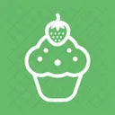 Fraise Cupcake Sucre Icon