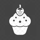 Fraise Cupcake Sucre Icon