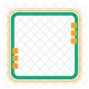 Frame Green Square  Icon
