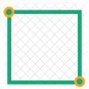 Frame Green Square  Icon
