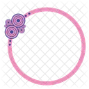 Frame Pink Circle  Icon
