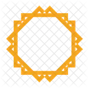 Frame Yellow Mandala  Icon