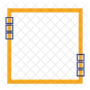 Frame Yellow Square  Icon