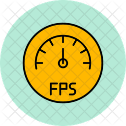 Frames per second Icon - Download in Rounded Style