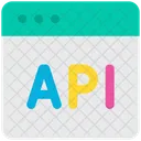 API 애플리케이션 프로그래밍 아이콘