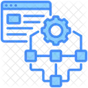 Framework Web Gear Icon