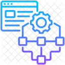 Framework Web Gear Icon