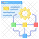 Framework Web Gear Icon