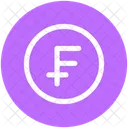 Franc Currency Money Icon