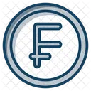 Franc Coins Currency Coin Icon