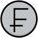 Franc Coin Currency Icon