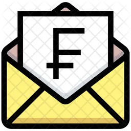 Franc Envelope  Icon