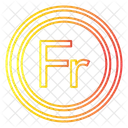 Französischer Franken  Symbol